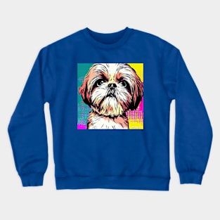 Shih Tzu Pop Art Crewneck Sweatshirt